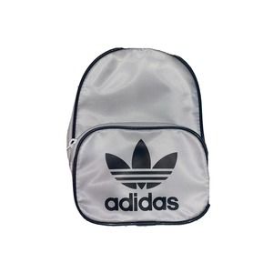 NWT ADIDAS ORIGINALS SANTIAGO MINI BACKPACK CL5275 WHITE BLACK PREMIUM CASUAL